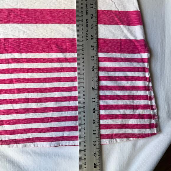 Basic Edition Big Girl Maxi Dress size M (7/8) Sleeveless Slit Side Stretch Pink - Picture 3 of 7